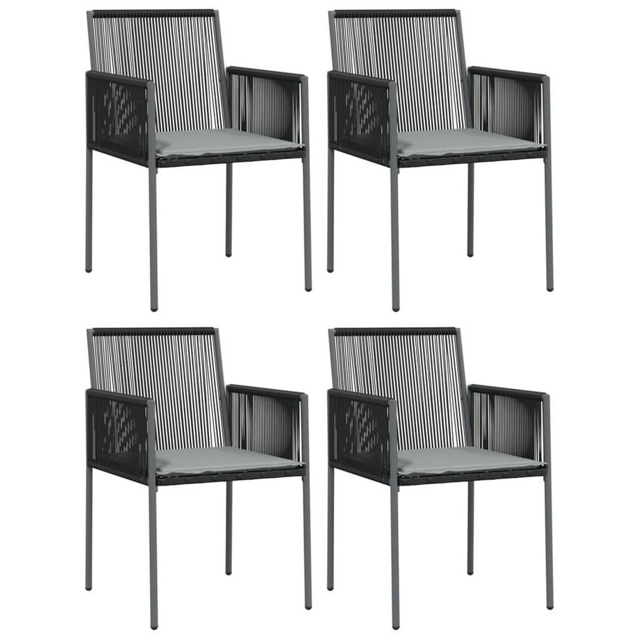 VidaXL Ensemble à manger de jardin rotin synthétique  