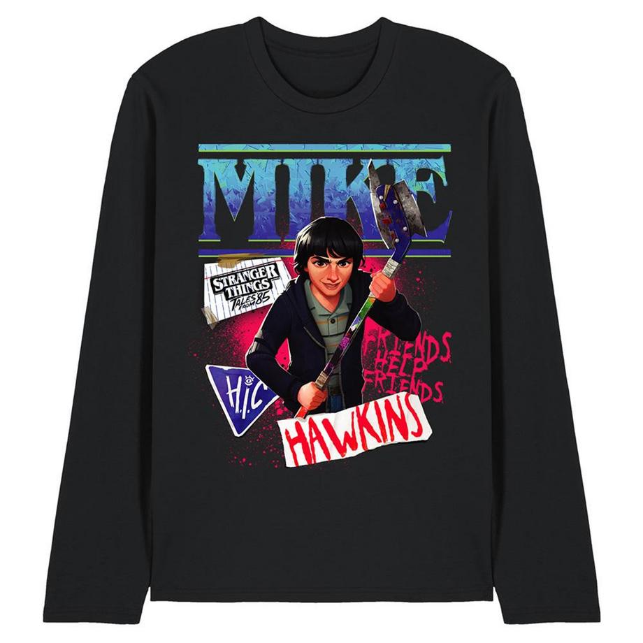 Stranger Things: Tales From ´85 Maglietta Mike Manica Lunga