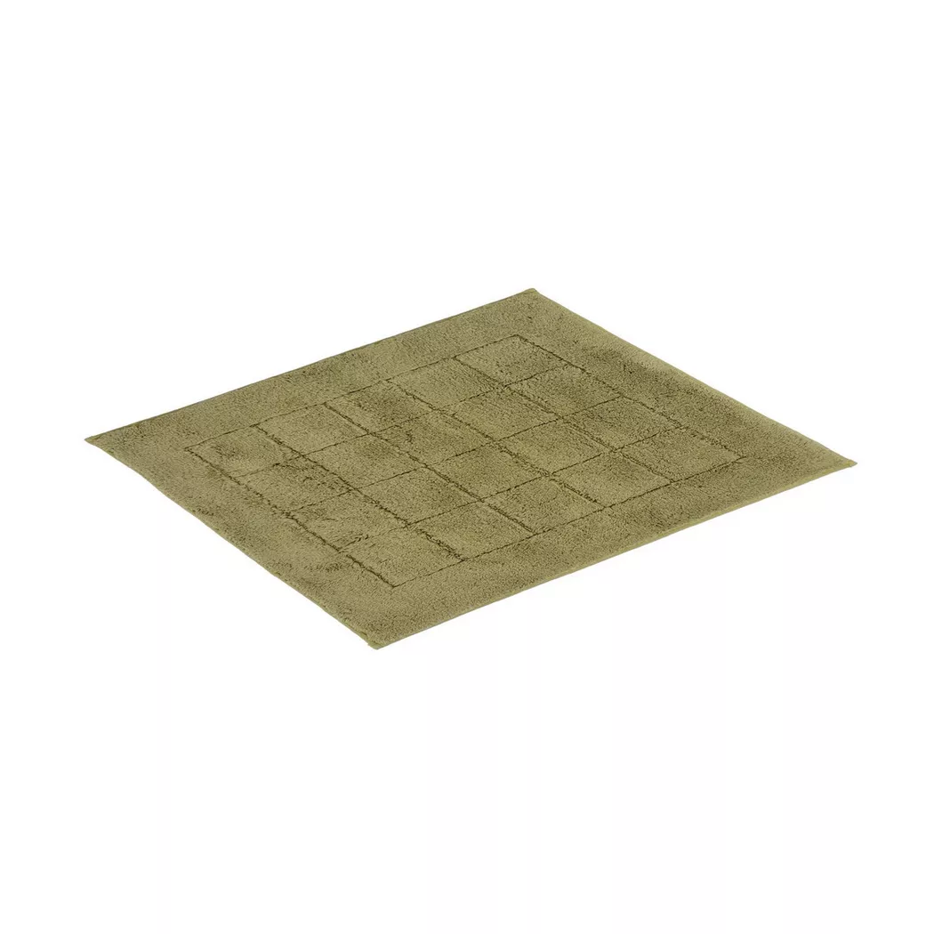 VOSSEN - Exclusive Badematte, 55X65CM, Olivegrün