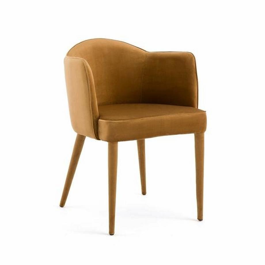 Fauteuil de table velours