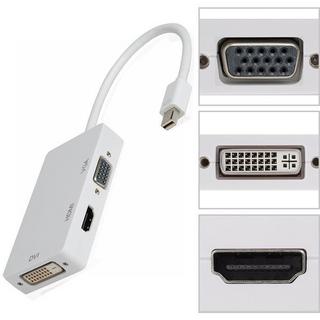 eStore  Thunderbolt / Mini DisplayPort adaptateur HDMI / DVI / VGA 3in1 