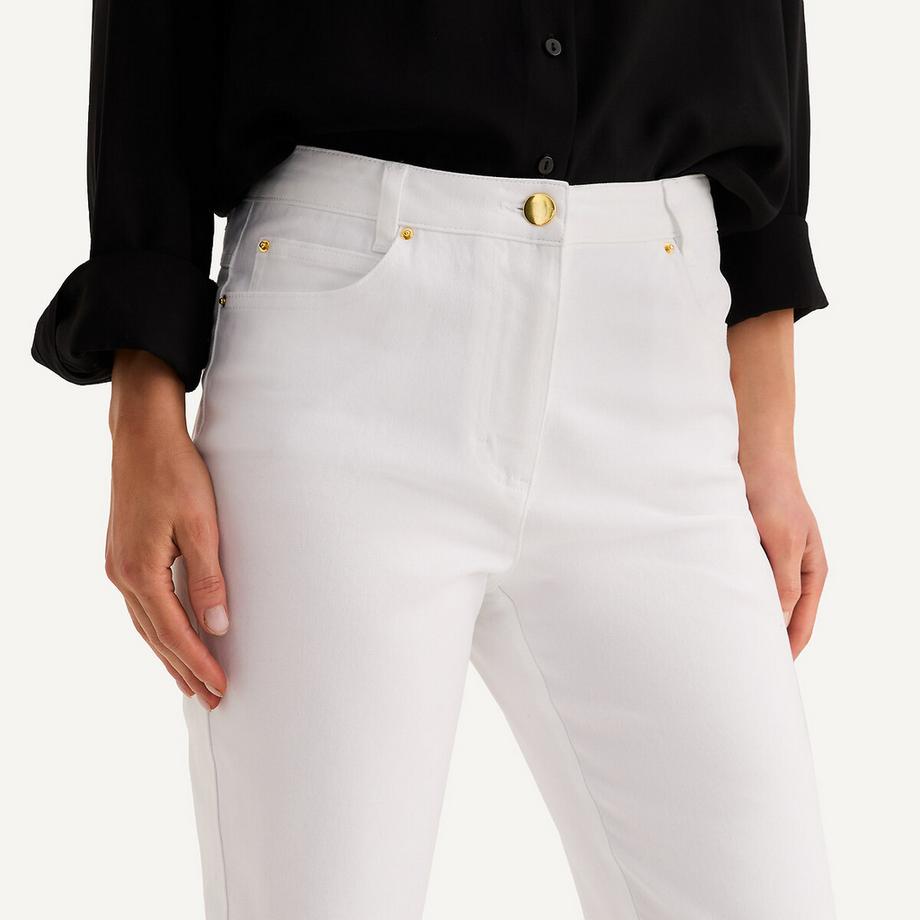 La Redoute Collections Gerade Five-Pocket Baumwoll Stretch Hose  