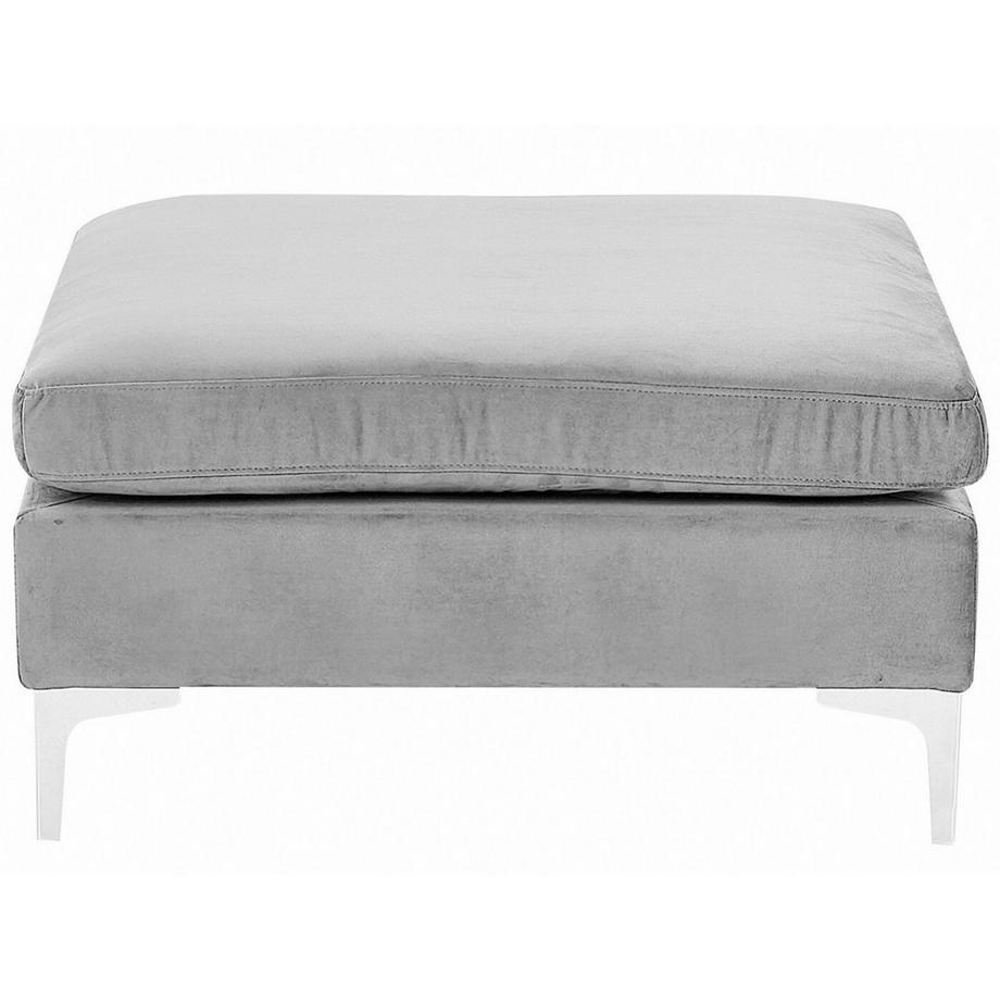 Beliani Ottoman en Velours Moderne EVJA  