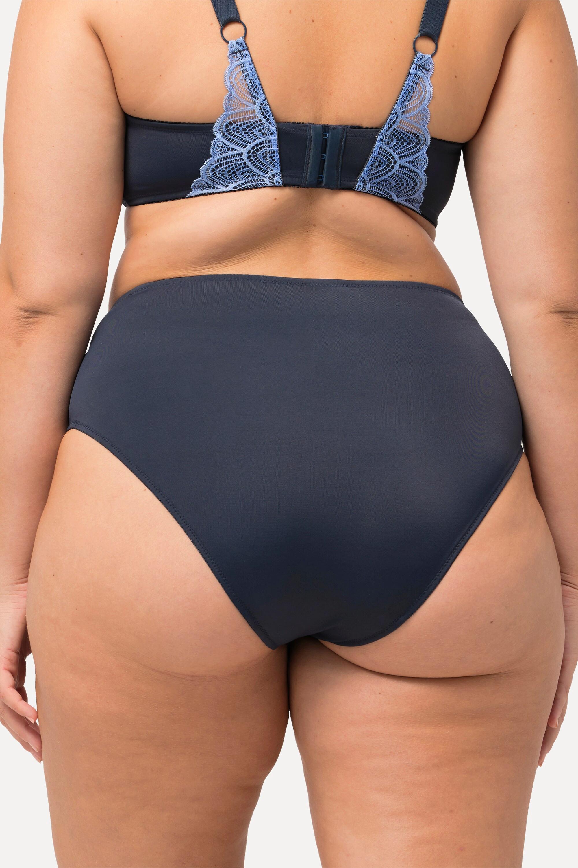 Ulla Popken Slip Midi Pizzo Microfibra  