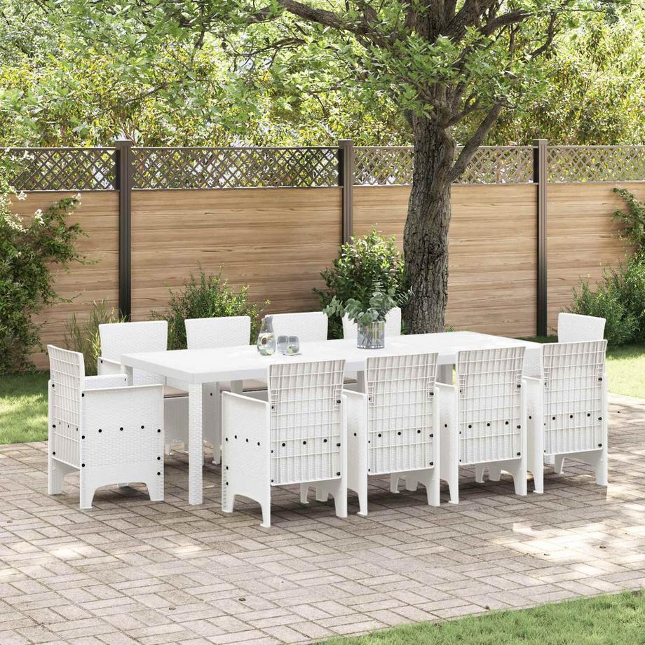 VidaXL Set da Pranzo per Giardino Polipropilene  