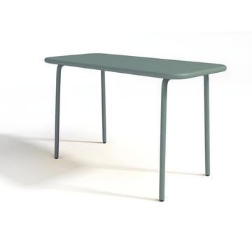 Table de jardin pour enfants en métal L.80 cm - Vert amande - POPAYAN de MYLIA
