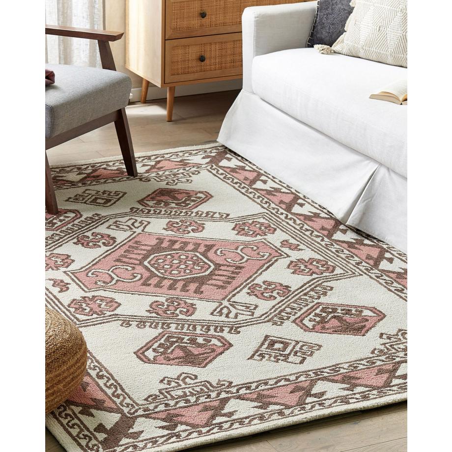 Beliani Tapis en Laine  TOMARZA  