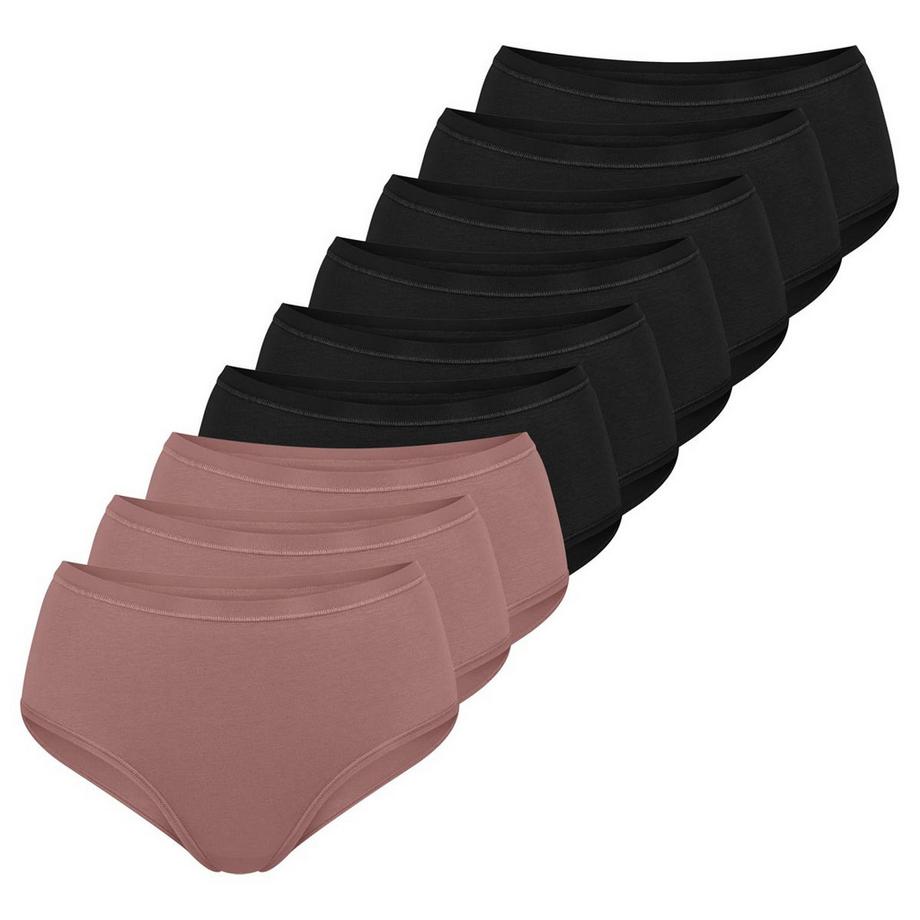 9er Pack GO Daily Cotton - Midi Slip