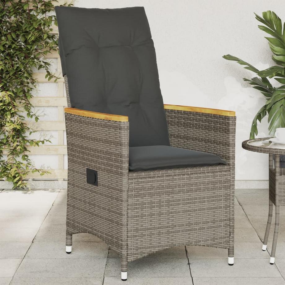 VidaXL Gartensessel verstellbar poly-rattan  