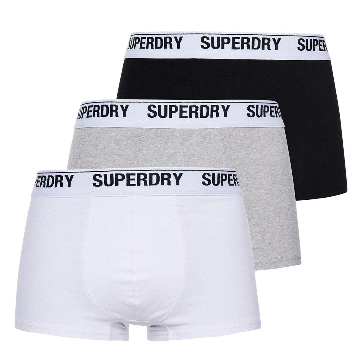 Superdry  Boxer Uomini Confezione da 3 Vestibilità confortevole-TRUNK MULTI TRIPLE PACK 