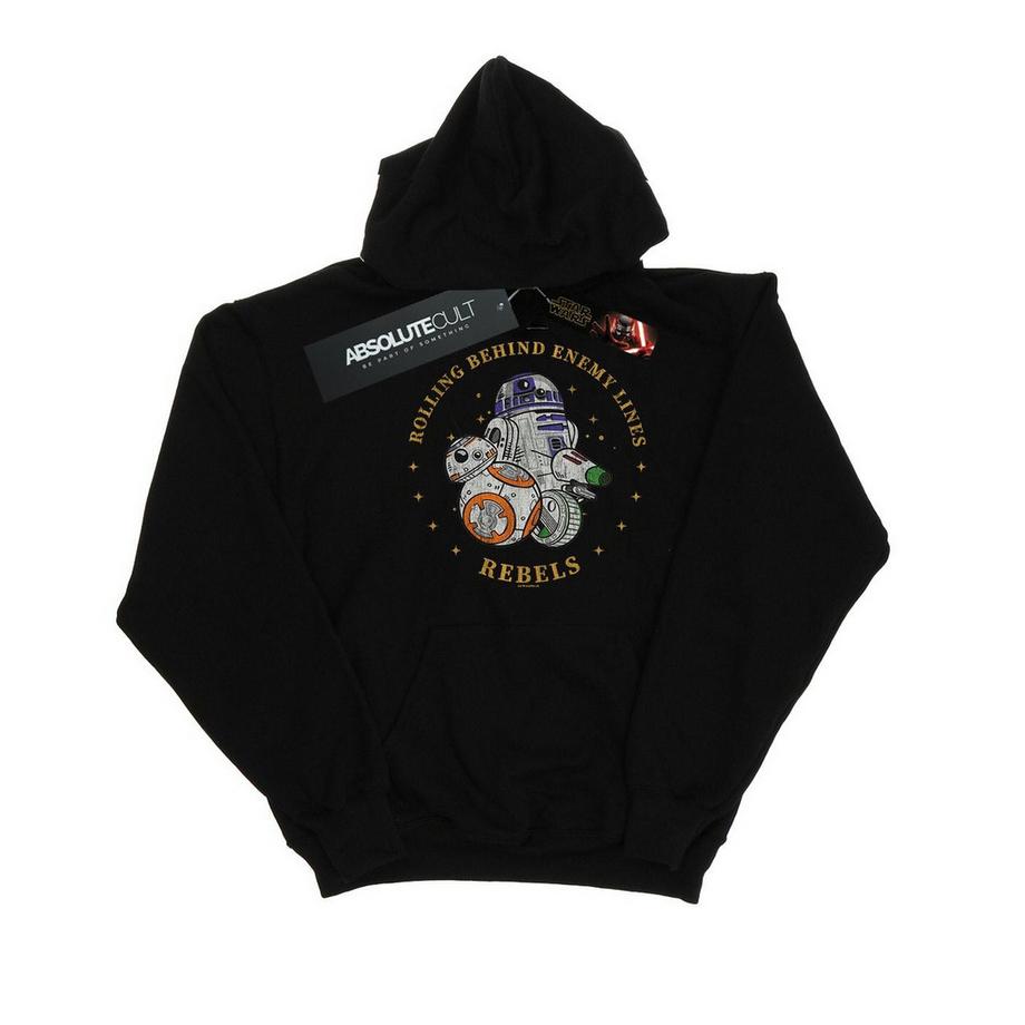STAR WARS  Star Wars The Rise Of Skywalker Rolling Behind Enemy Lines Felpa Con Cappuccio 