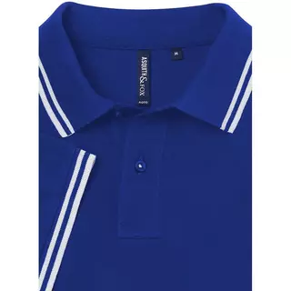 Asquith & Fox PoloShirt, kurzärmlig  Blu Reale