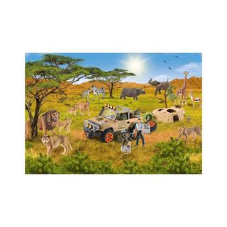 Schmidt  Puzzle Wild Life in der Sarvanne (inkl. Figur) (60Teile) 