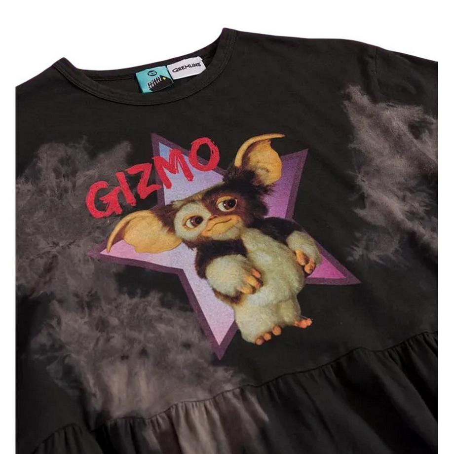 Gremlins Gizmo Midi Batik Smok Kleid  