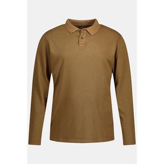 JP1880  Maglia polo dal look vintage con maniche lunghe, fino alla tg. 8XL e nella versione tall 