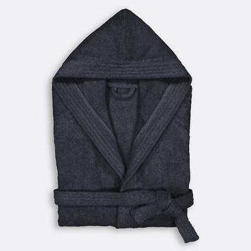 Peignoir capuche éponge bouclette 450 g/m2