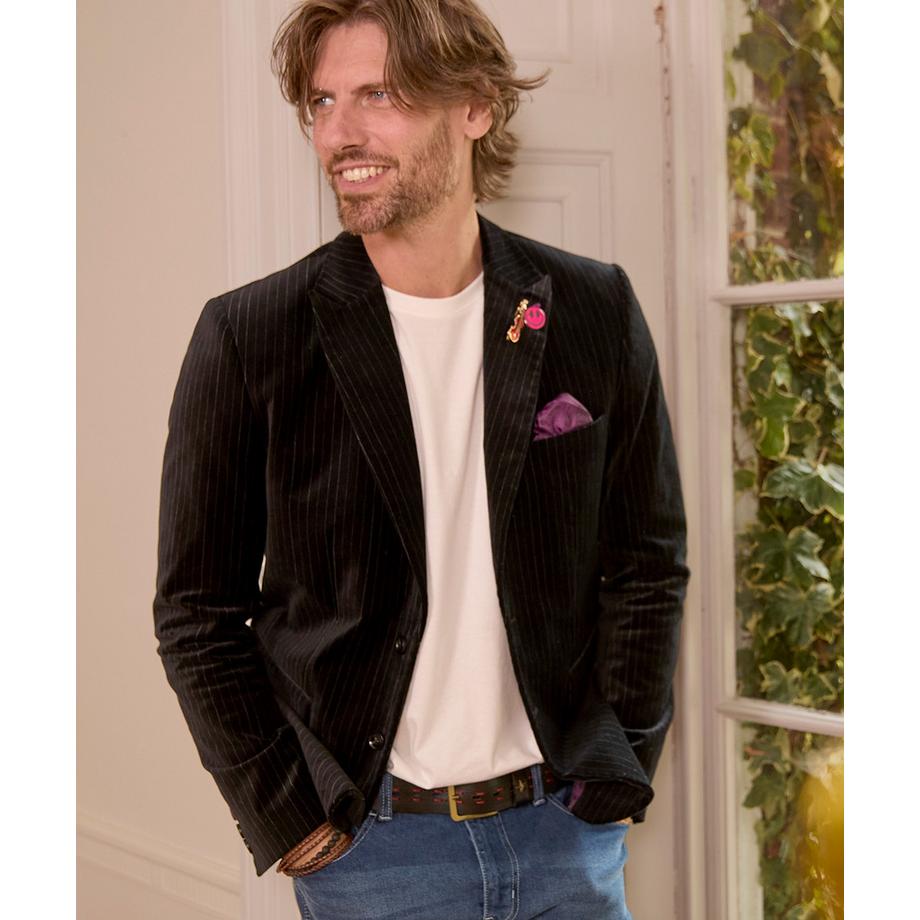 Joe Browns Blazer Velluto Gessato  