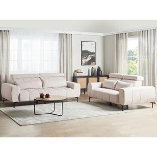 Beliani Wohnzimmer Set aus Polyester Modern VEGAMO  