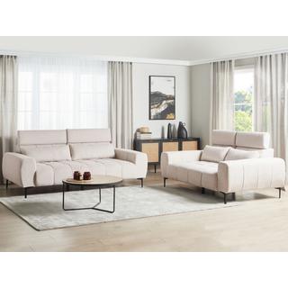 Beliani Wohnzimmer Set aus Polyester Modern VEGAMO  