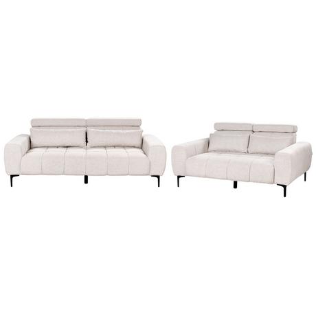 Beliani Wohnzimmer Set aus Polyester Modern VEGAMO  