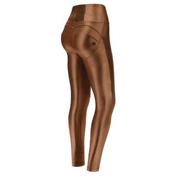 Pantaloni WR.UP® PUSH UP con vita alta in tessuto tecnico spalmato