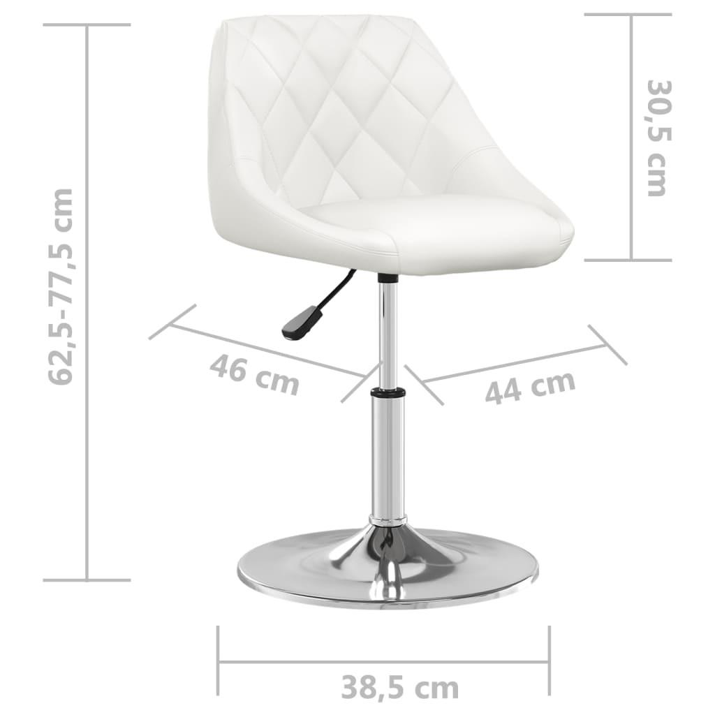 VidaXL Tabouret de bar cuir artificiel  