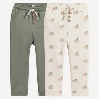 La Redoute Collections  Lot de 2 sarouels en molleton imprimé 