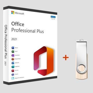 Office 2021 Professional Plus (Pro Plus) | Version USB-Stick + Lizenz | Kostenlose Lieferung