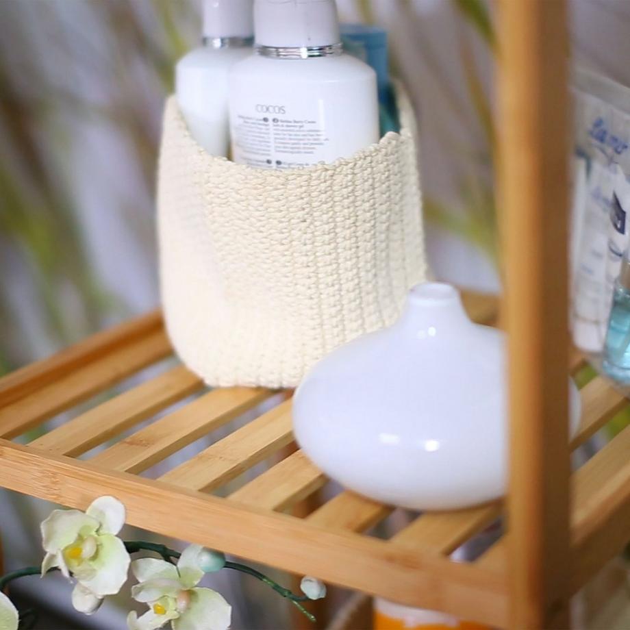 B2X Bambus Badezimmerregal mit 4 Ablagen  