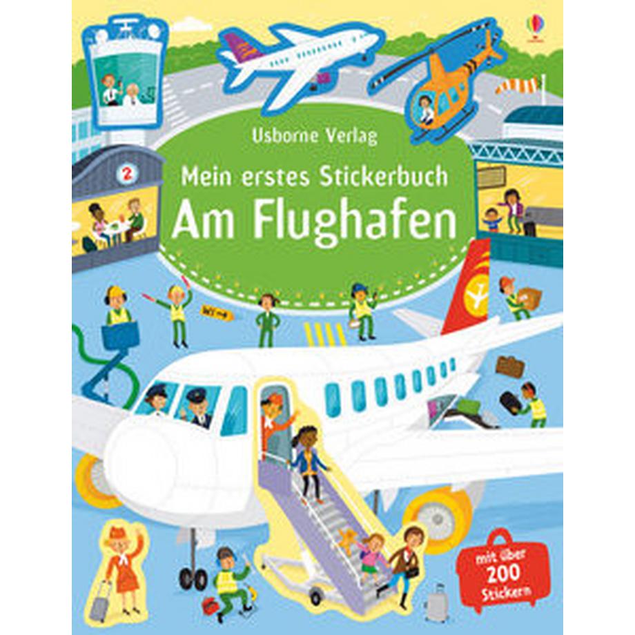 Usborne  Mein erstes Stickerbuch: Am Flughafen 