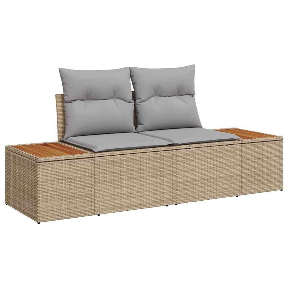 VidaXL Ensemble de canapé de jardin poly rattan  