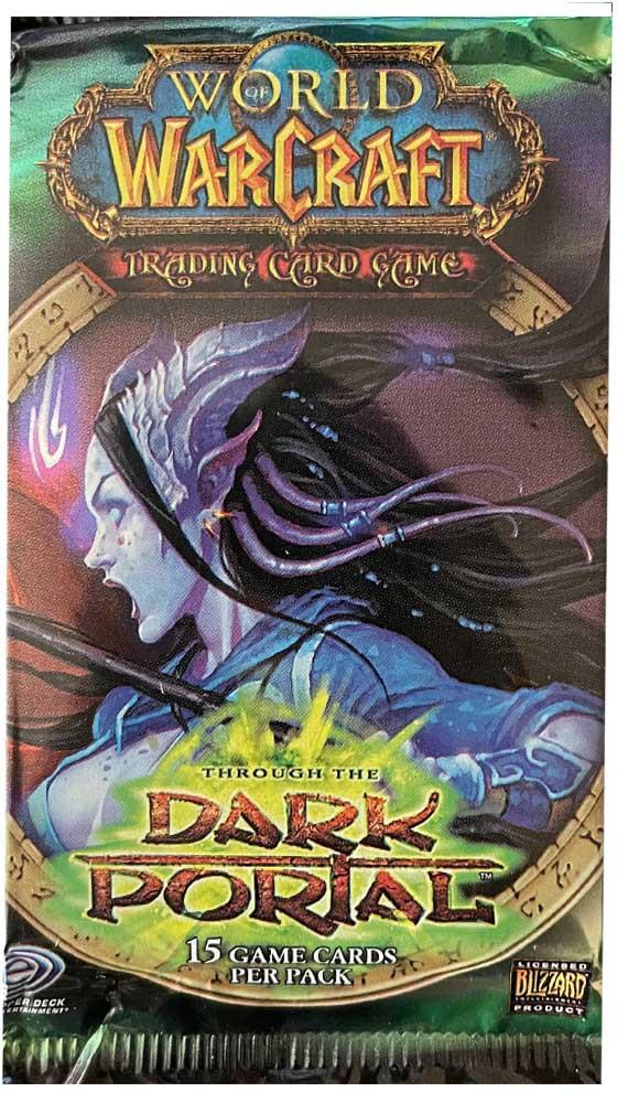 BLIZZARD ENTERTAINMENT  Through the Dark Portal World of Warcraft TCG Booster Pack 