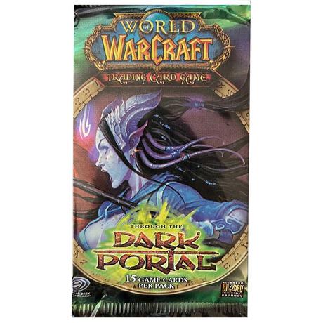 BLIZZARD ENTERTAINMENT  Through the Dark Portal World of Warcraft TCG Booster Pack 