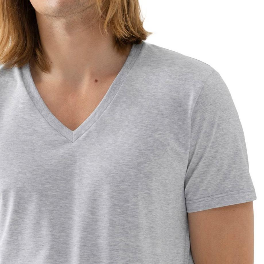 mey Dry Cotton Kurzarm V-Ausschnitt Shirt  