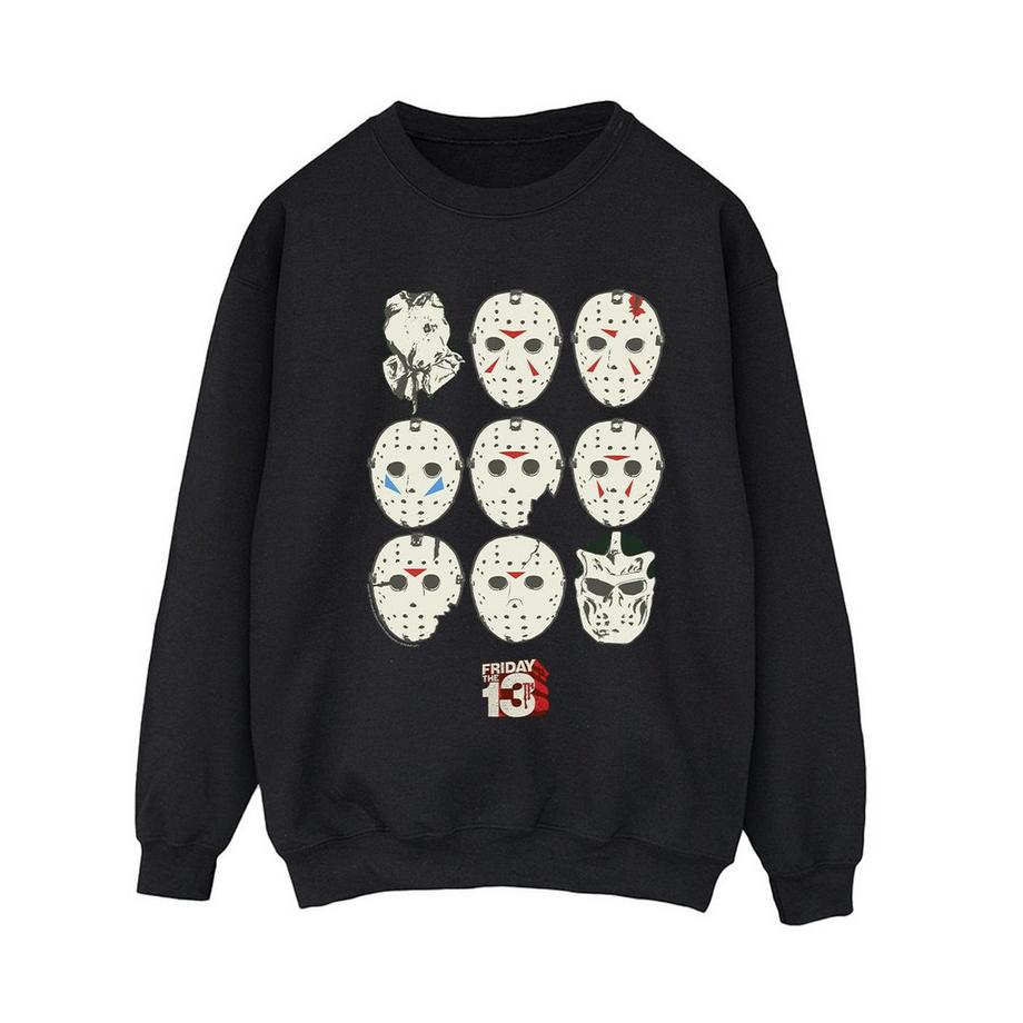 Friday The 13th Jason Masks Sweatshirt  