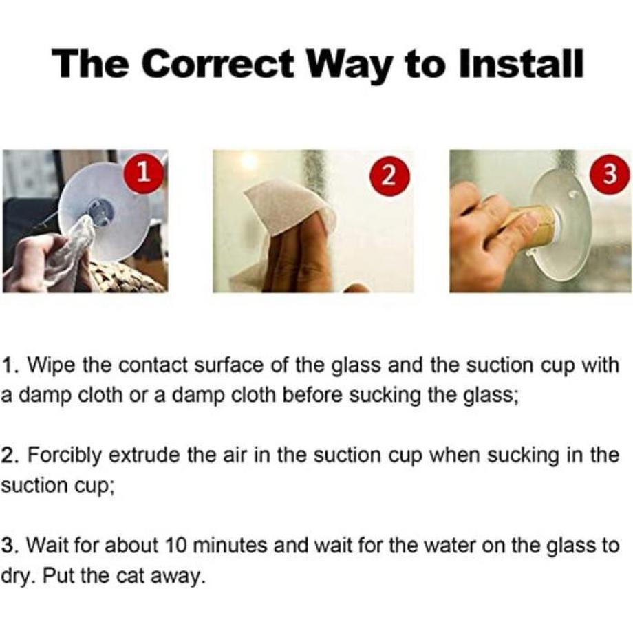 Alopini  Hamac pour chat fenêtre | pour grands chats jusqu'à 25 kg 