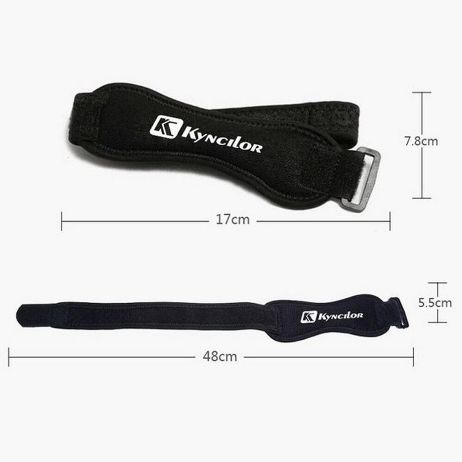 eStore  Cinturino al ginocchio regolabile per la corsa - Rosa 