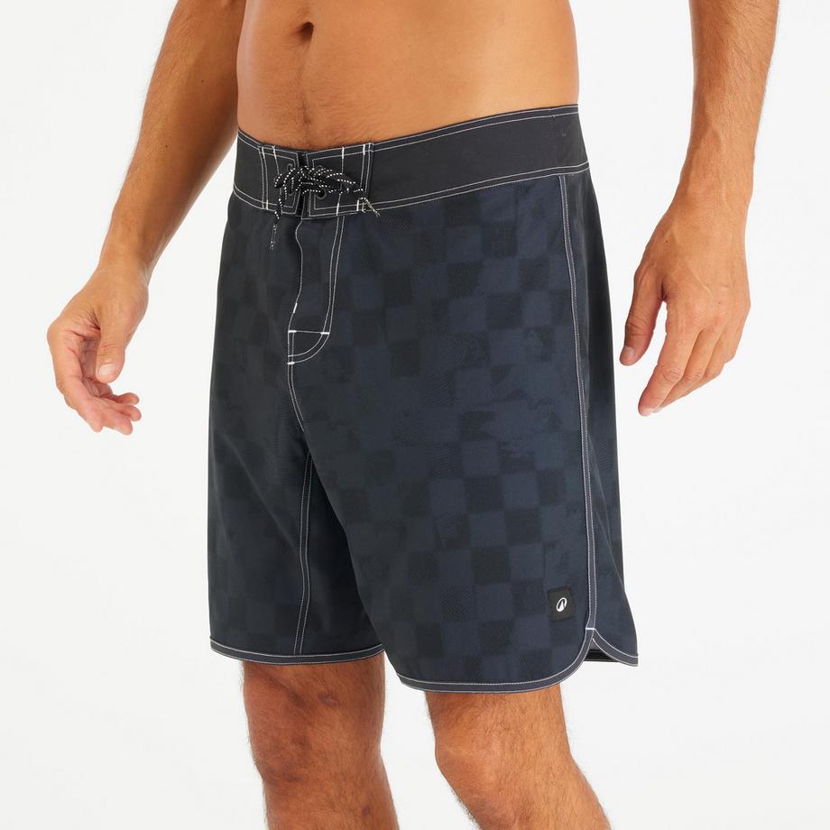 OLAIAN Boardshorts Surf 500 18 Zoll Lang Marineblau  