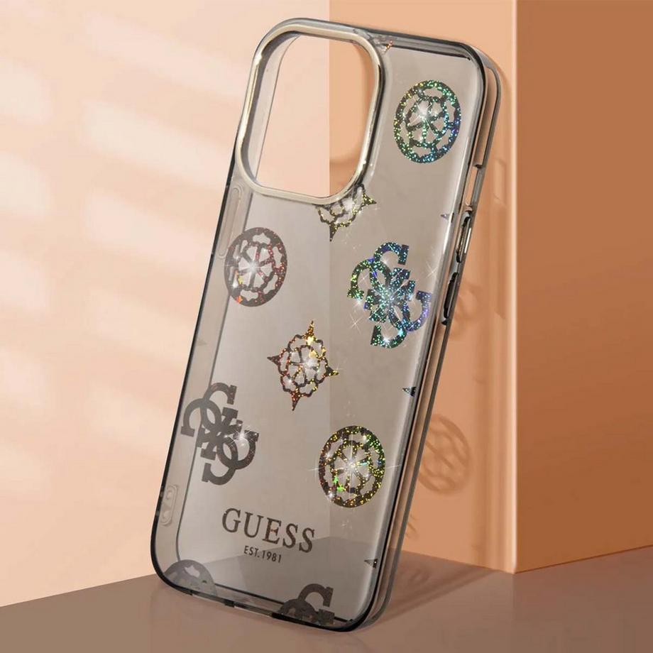 GUESS  Coque pour iPhone 14 Pro Max TPU Peony 