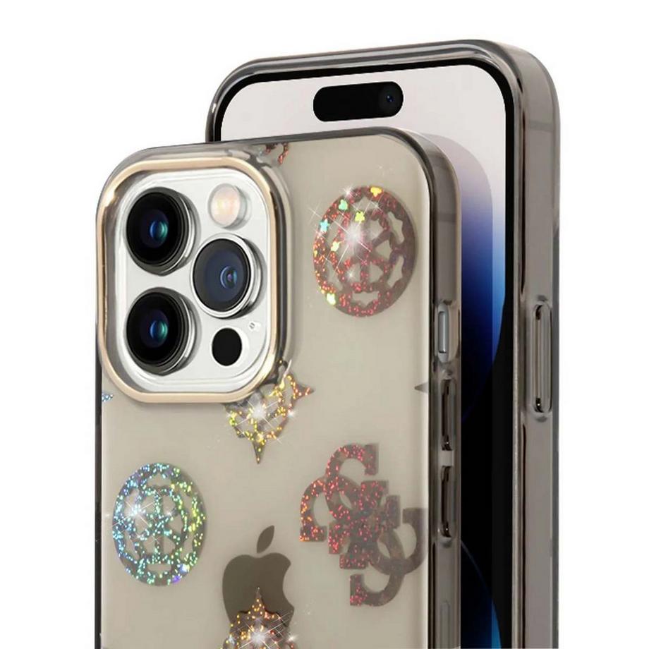 GUESS  Coque pour iPhone 14 Pro Max TPU Peony 