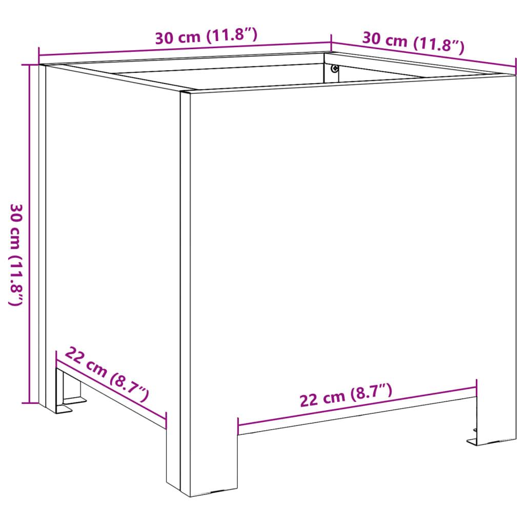 VidaXL Jardinière acier  