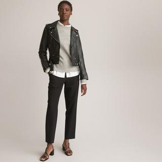 La Redoute Collections  Blouson motard en cuir 