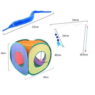 Alopini  Katzenspielzeug-Set, 15 Stück Kätzchenspielzeuge, interaktives Katzen Spielzeug 