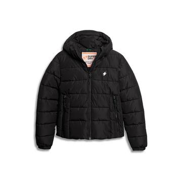 daunenjacke mit kapuze, damen uperdry pirit port