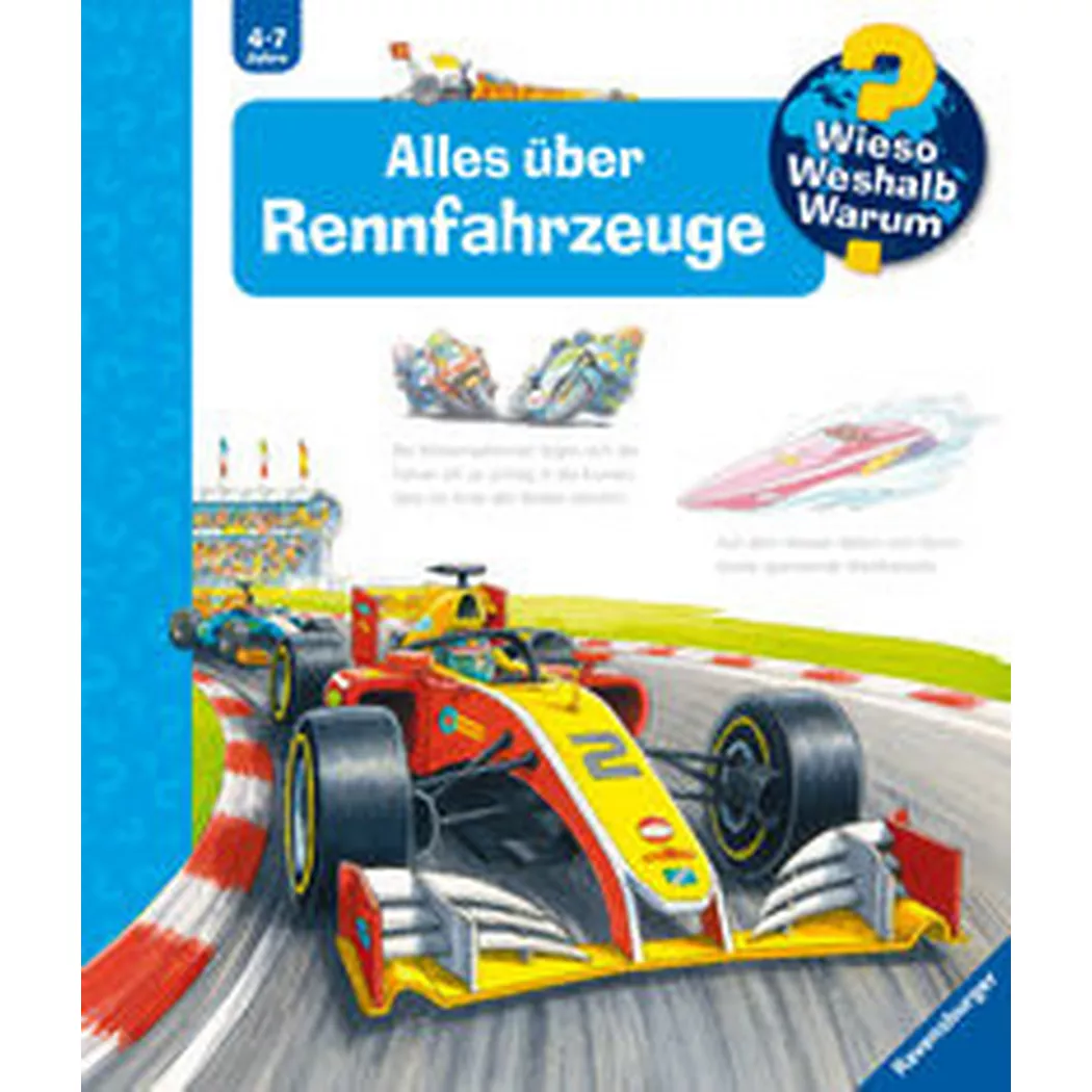 Ravensburger - Wieso? Weshalb? Warum?, Band 69: Alles über Rennfahrzeuge, Gernhäuser, Susanne; Nieländer, Peter (Illustrationen)