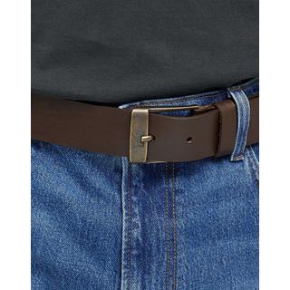 Lee  Ceinture Leather Belt Logo Buckle 