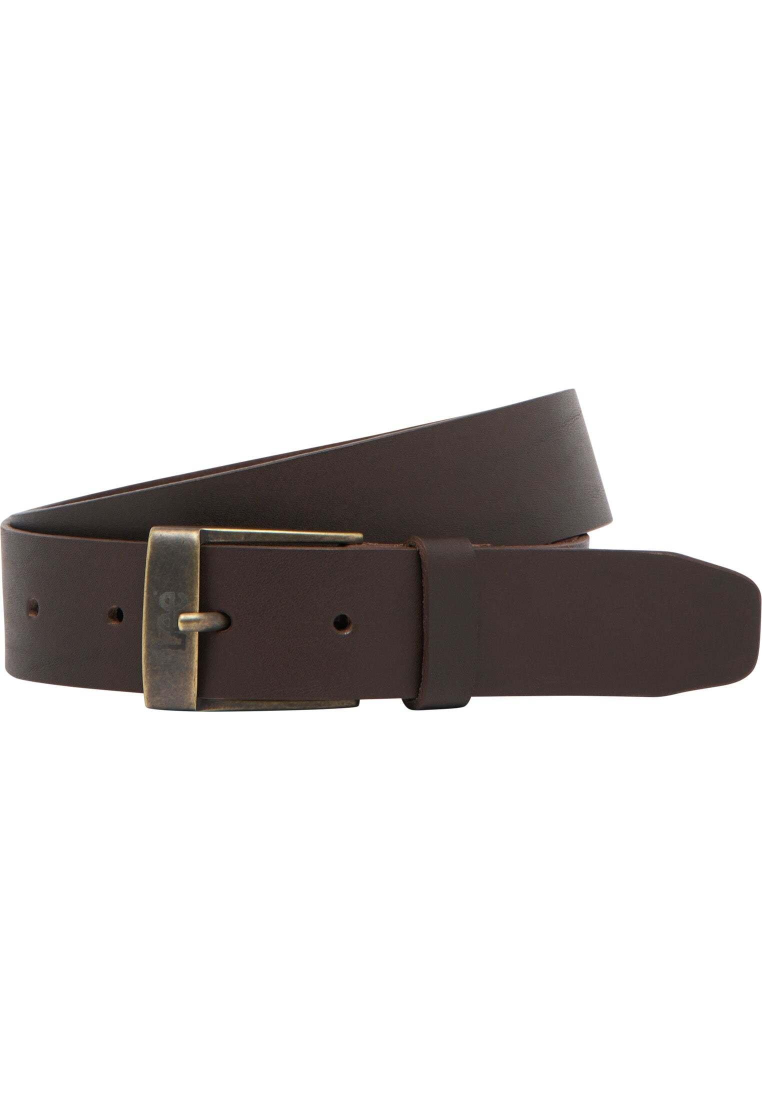 Lee  Ceinture Leather Belt Logo Buckle 