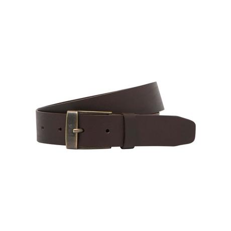 Lee  Ceinture Leather Belt Logo Buckle 