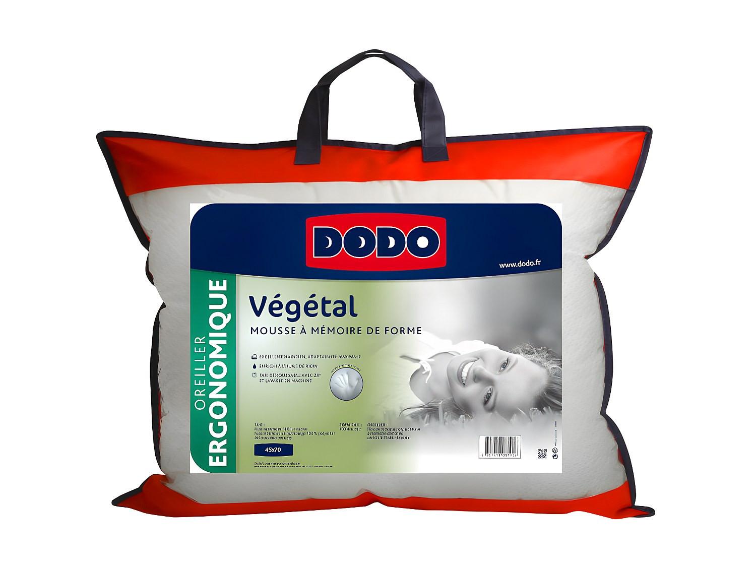 DODO Vegetal Ergonomisches Visco Memory Schaum Kissen  