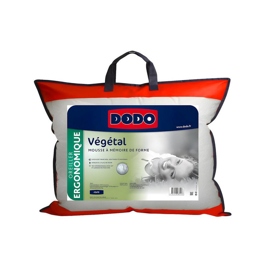 DODO Vegetal Ergonomisches Visco Memory Schaum Kissen  